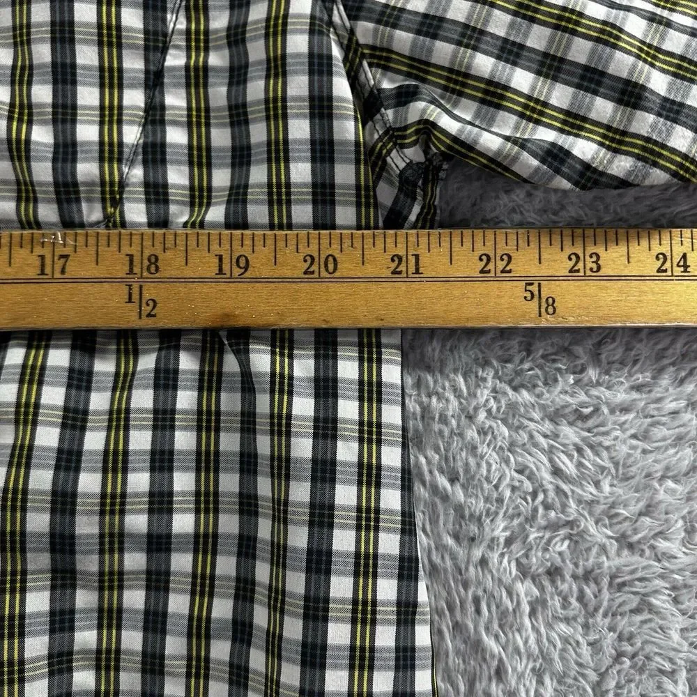 The North Face Shirt Men Medium Plaid Button Up Lightweight Fishing Camping Gorp